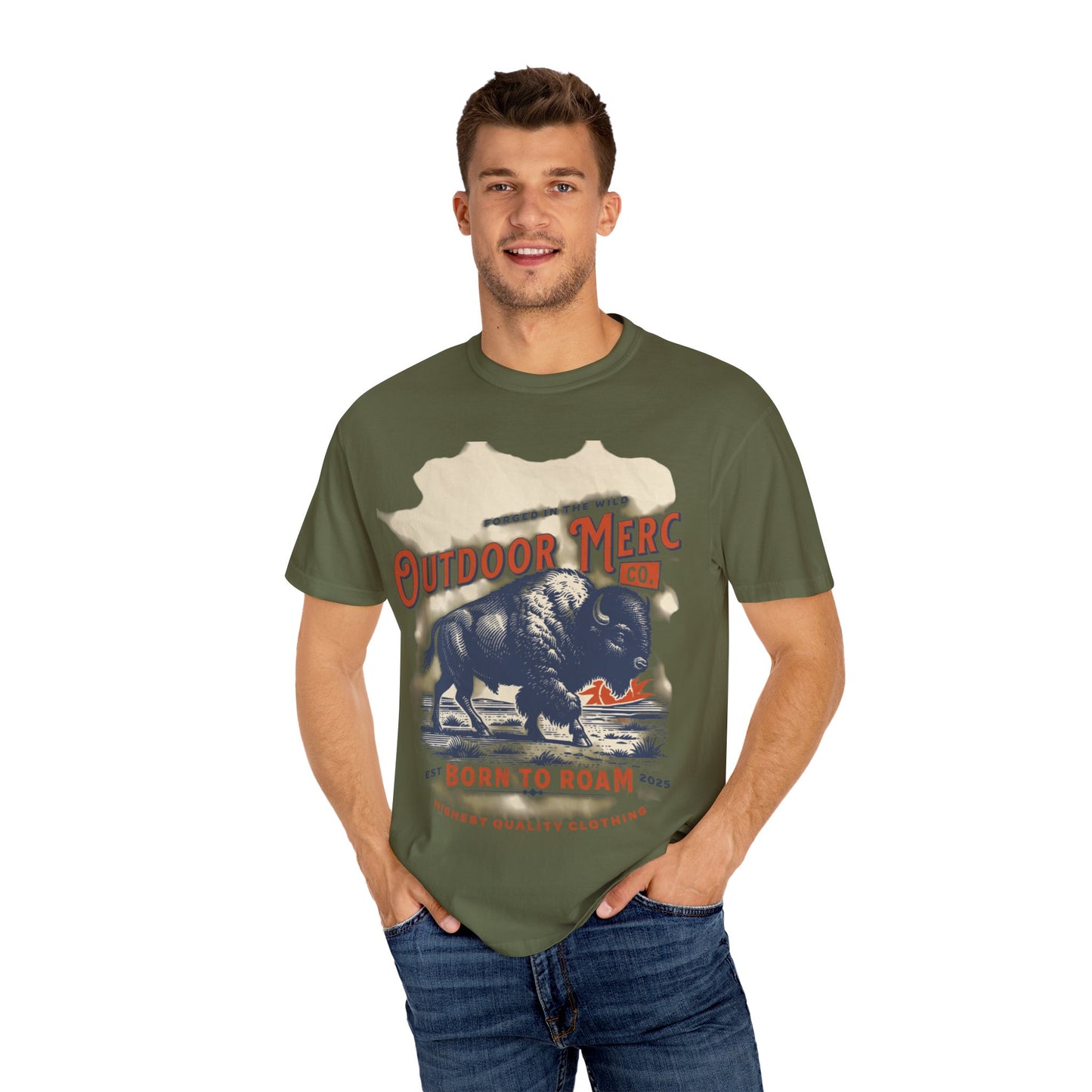 Bison Outdoor Mercantile T Shirt