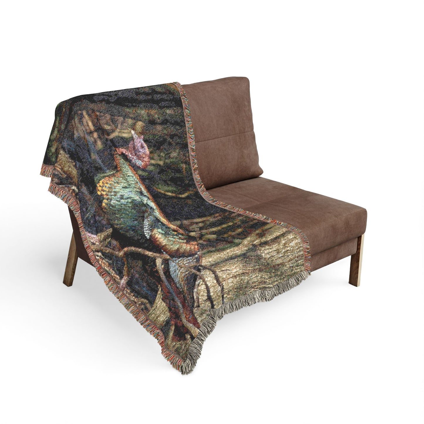 Turkey Woodland Woven Blanket