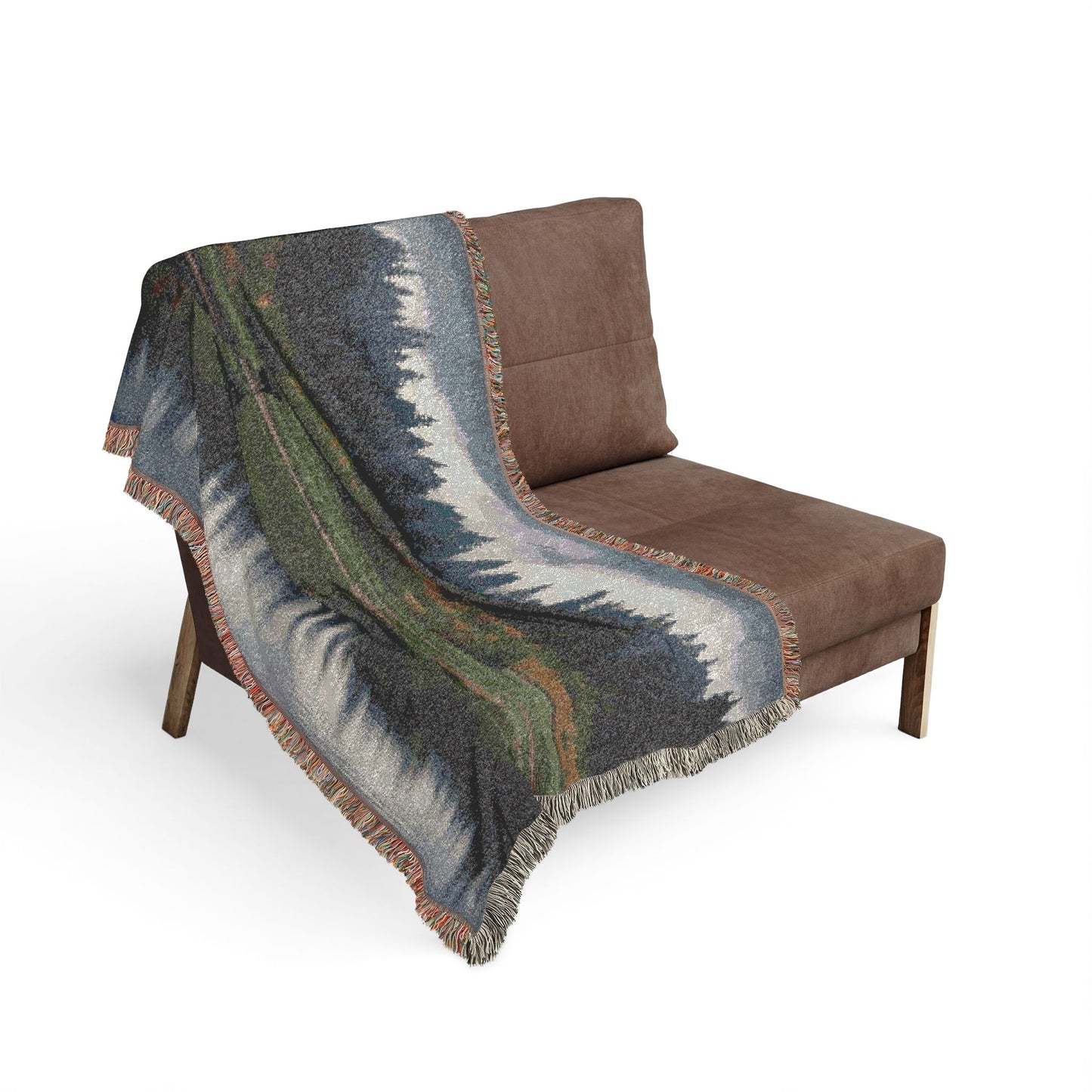 Mountain Lake Throw Blanket