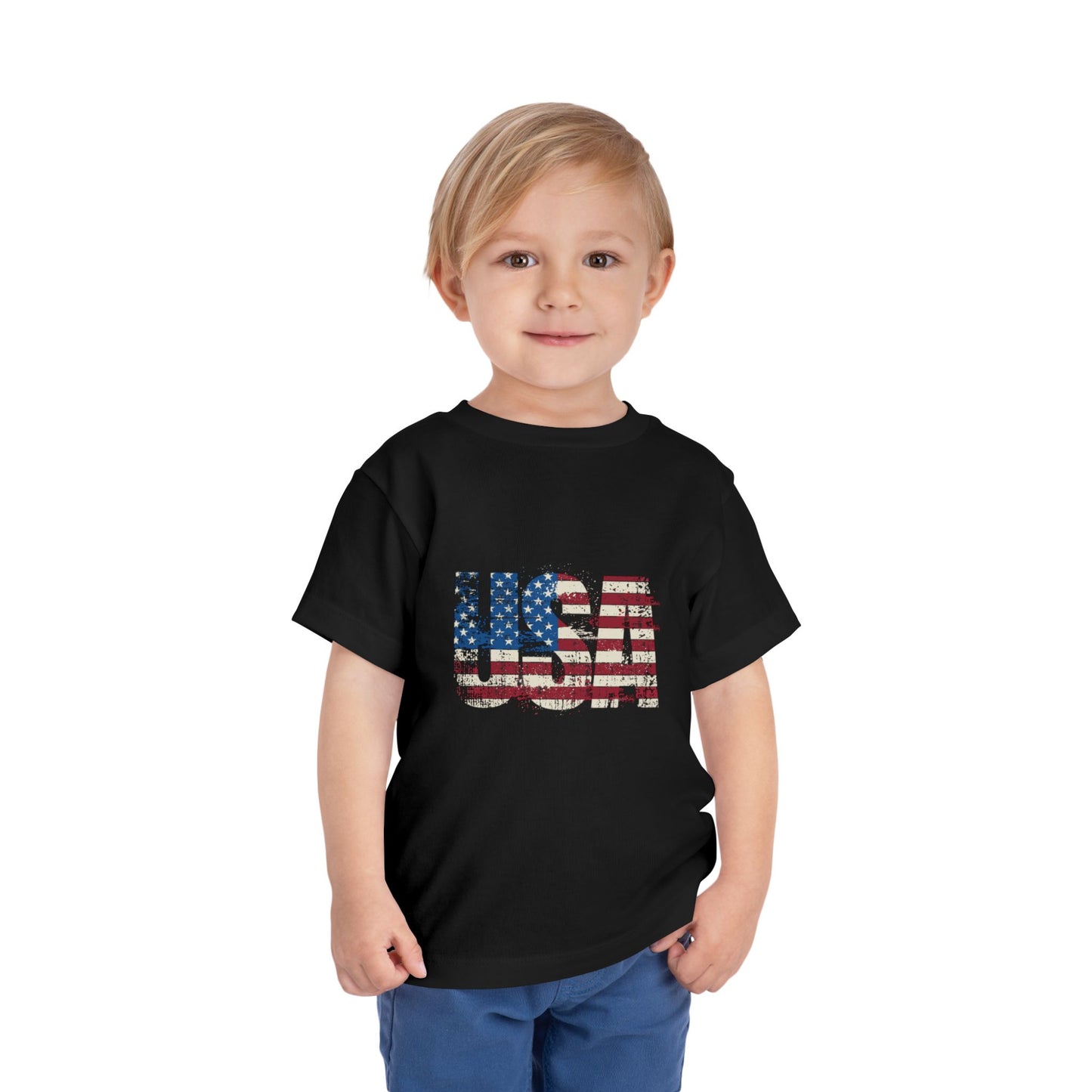 USA Flag Toddler Tee