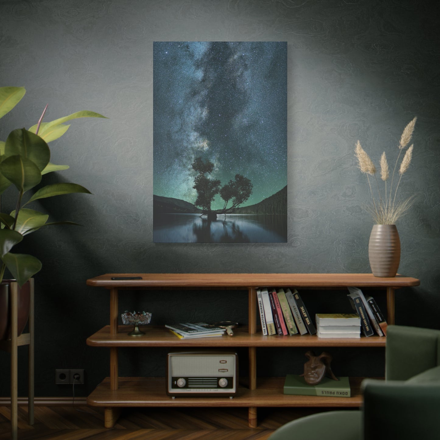 Milky Way Night Sky Canvas Wall Art