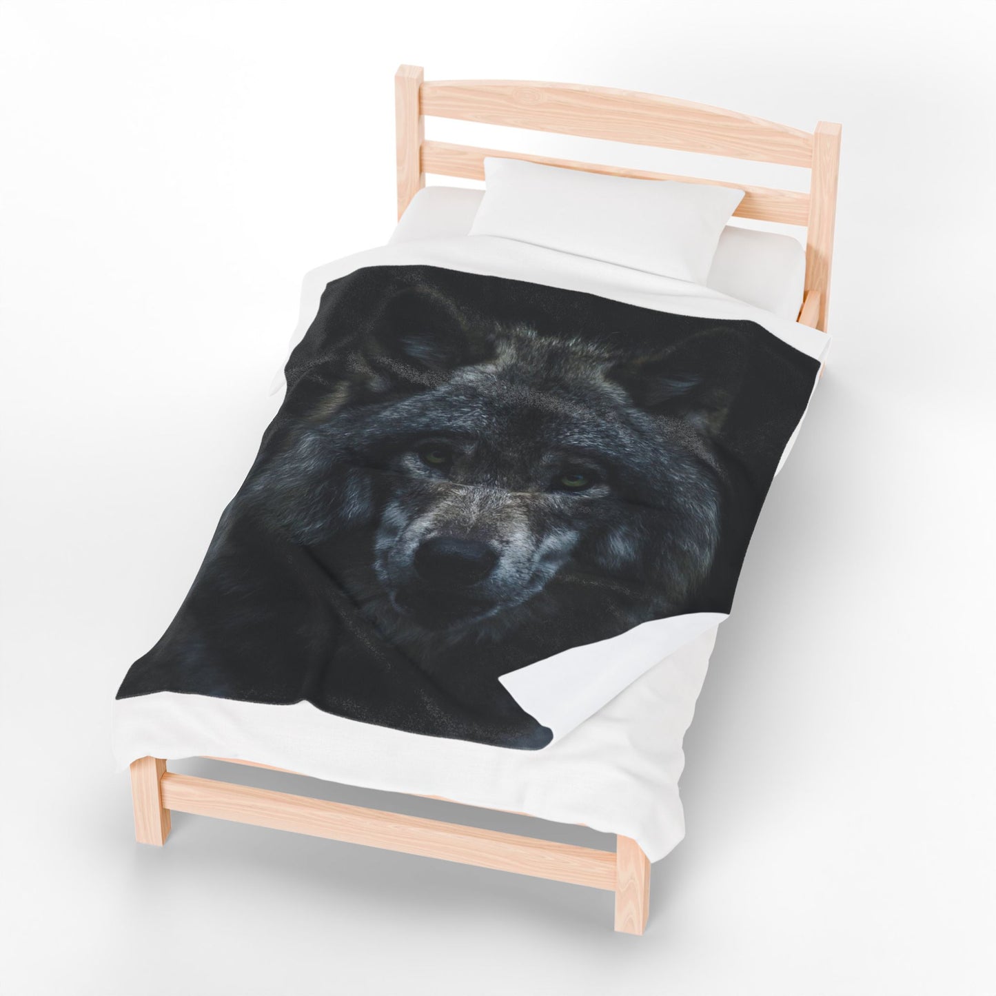 Wolf Velveteen Plush Blanket