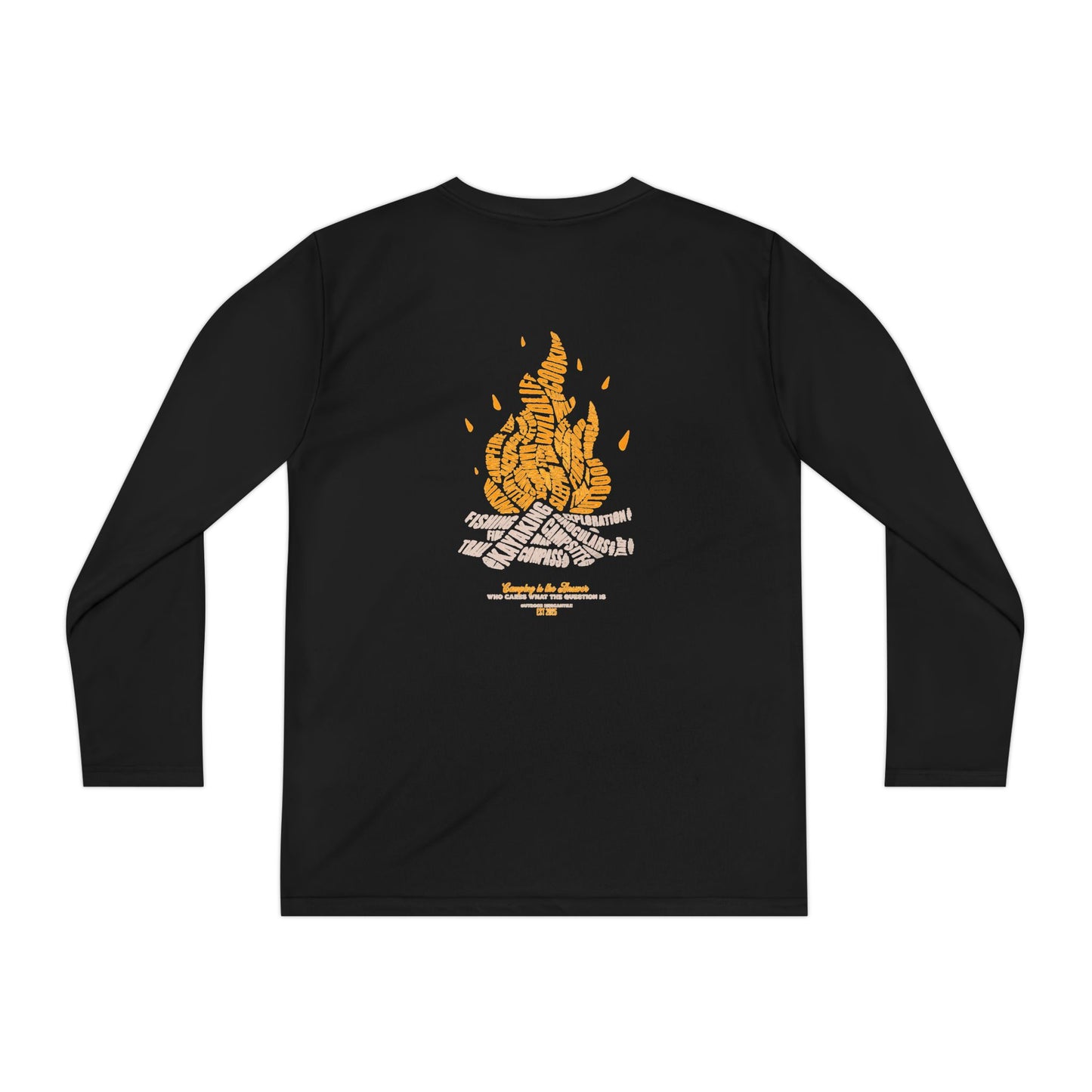 Youth Long Sleeve Campfire Tee.