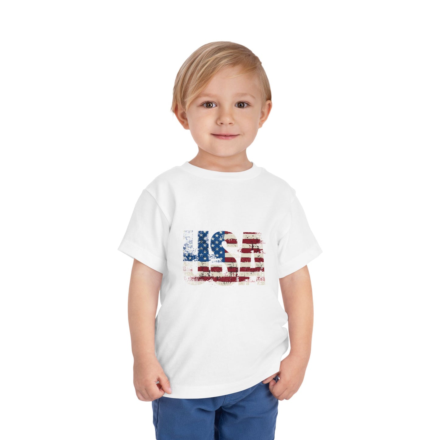 USA Flag Toddler Tee