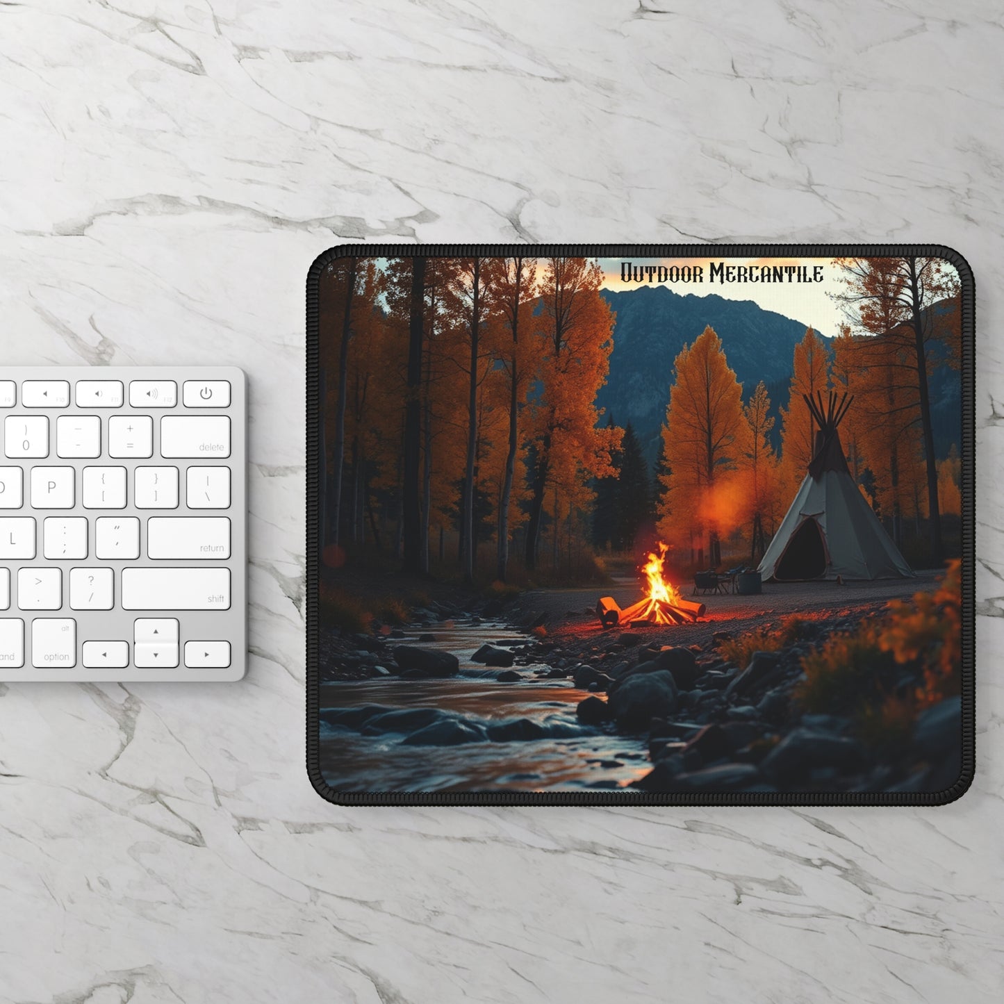 Outdoor Mercantile Camping Mouse Pad