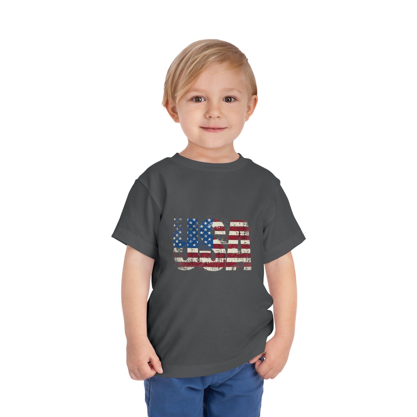 USA Flag Toddler Tee