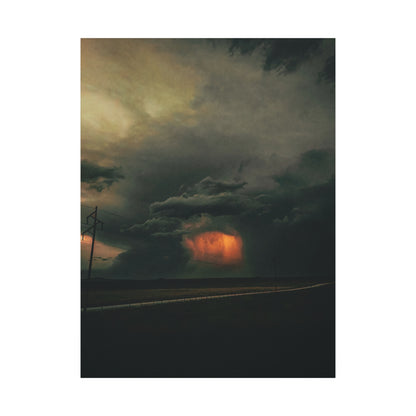 Dramatic Sunset Storm Wall Art