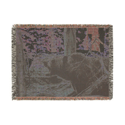 Bear Woven Blanket
