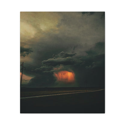 Dramatic Sunset Storm Wall Art