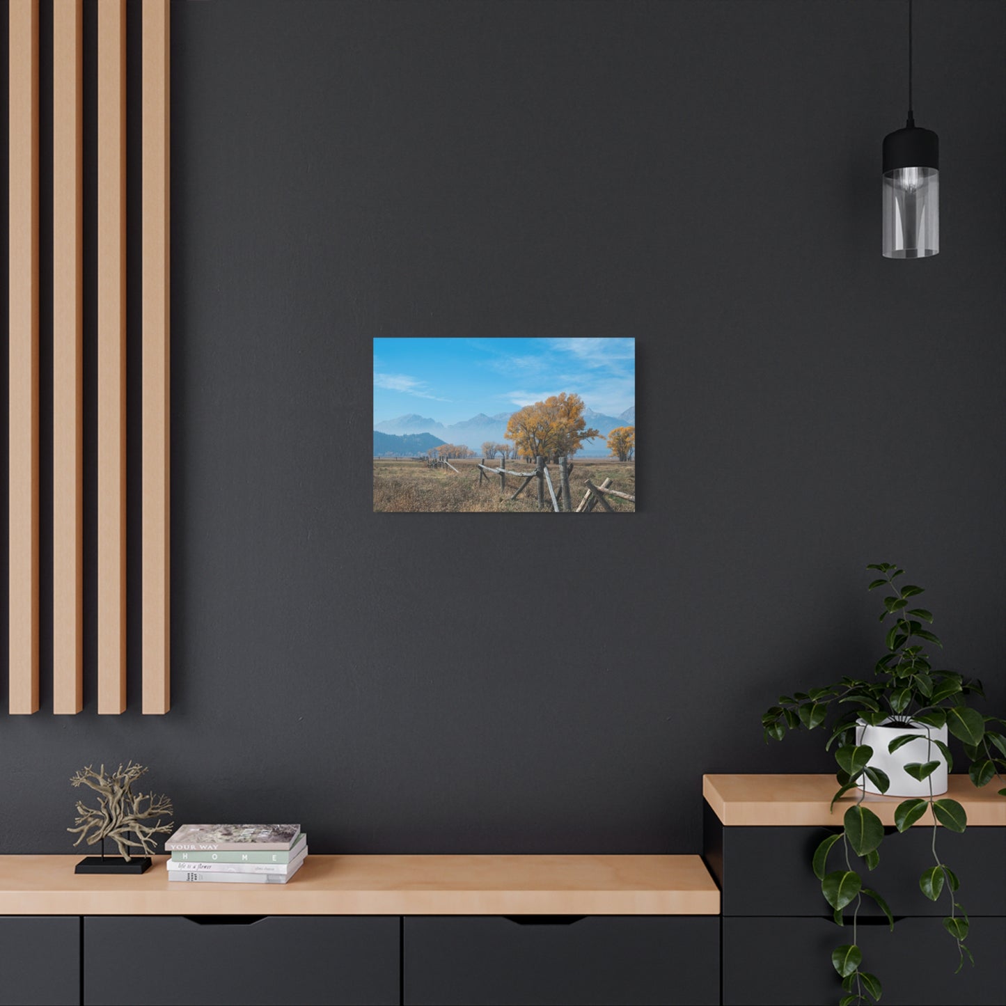 Meadow Mountain Canvas Wall Art