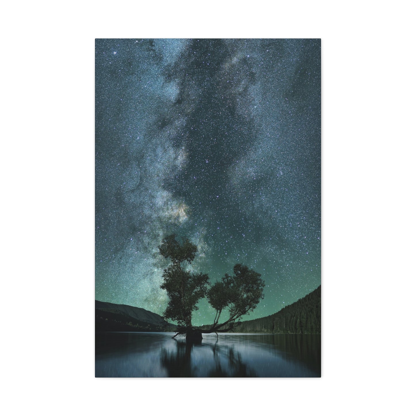 Milky Way Night Sky Canvas Wall Art