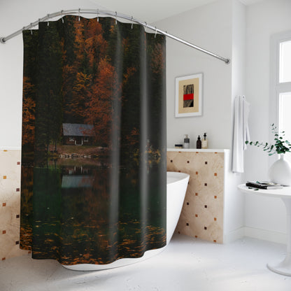 Cabin Reflections Shower Curtain