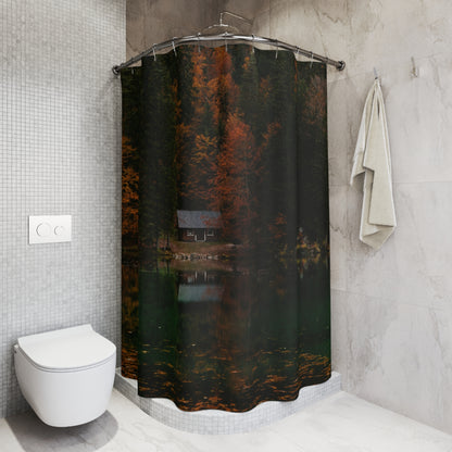 Cabin Reflections Shower Curtain