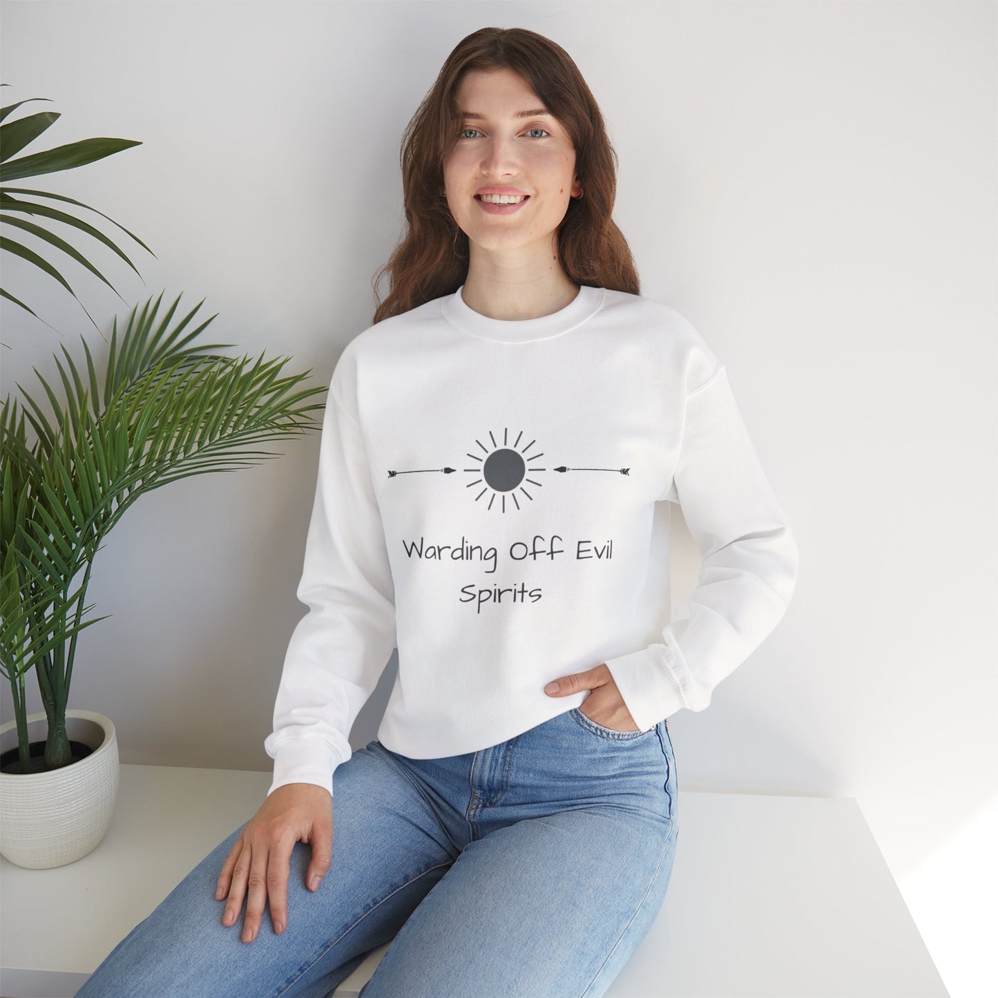 Warding Off Evil Spirits Women's Sweatshirt