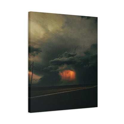Dramatic Sunset Storm Wall Art