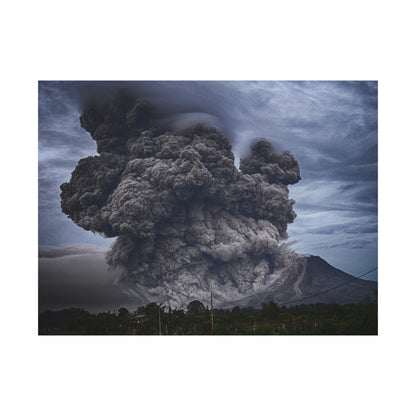 Volcanic Eruption Matte Canvas