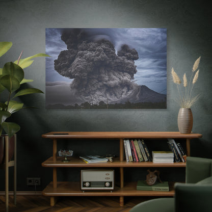 Volcanic Eruption Matte Canvas