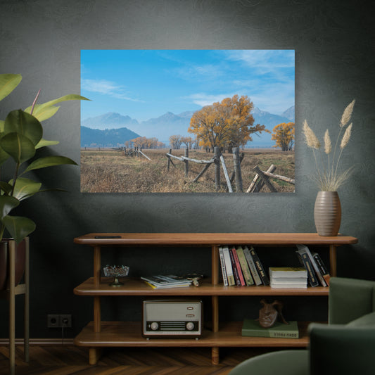 Meadow Mountain Canvas Wall Art
