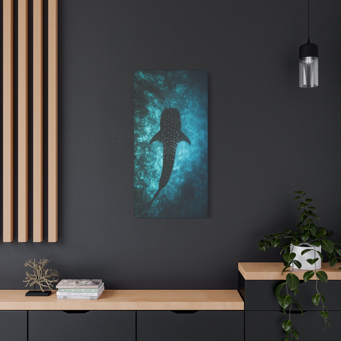 Whale Shark Canvas Wall Art