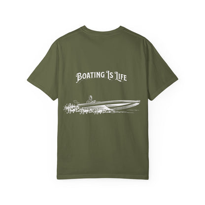 Boating is Life Unisex Garment-Dyed T-Shirt
