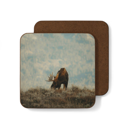 Rustic Moose Coaster