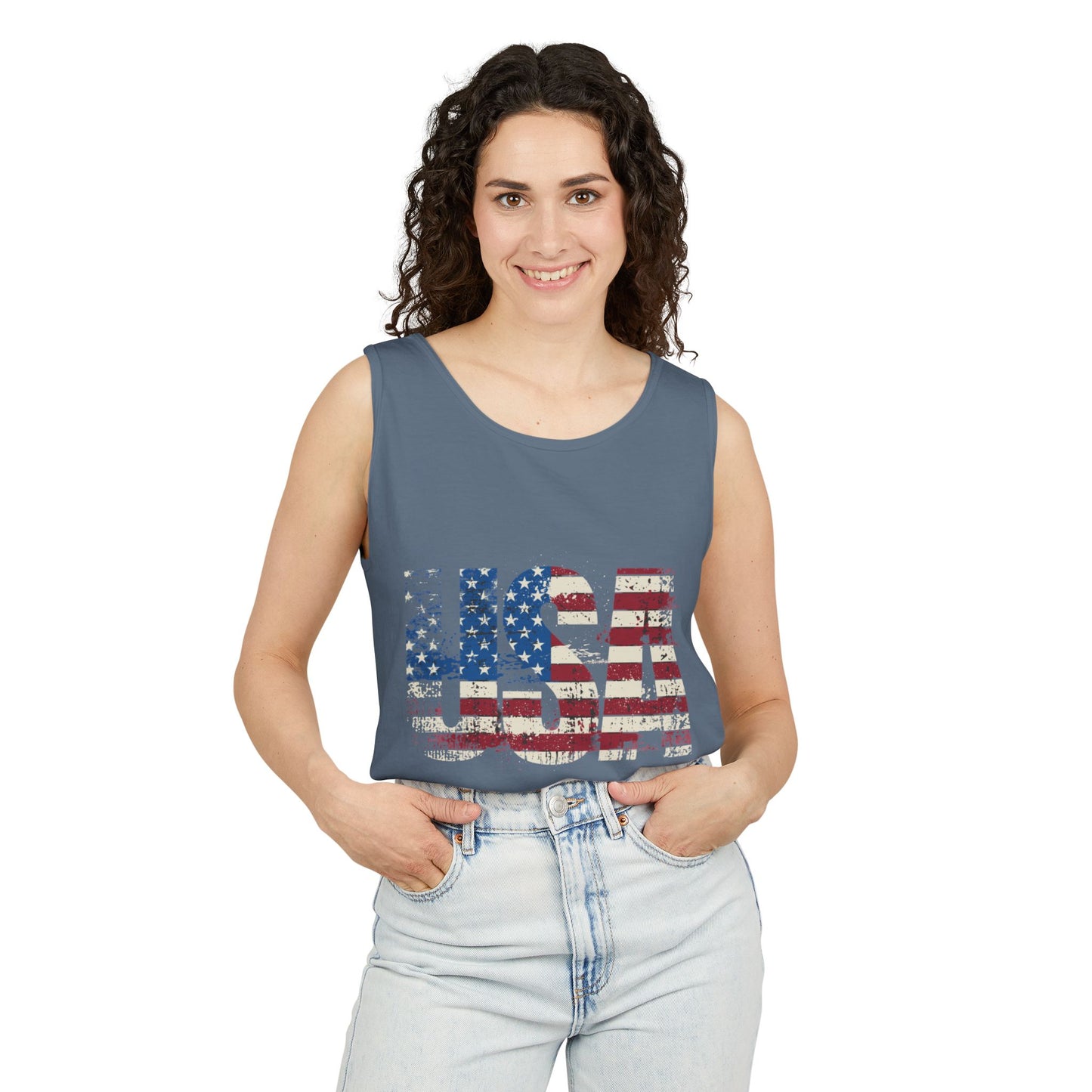 Patriotic USA Unisex Tank Top
