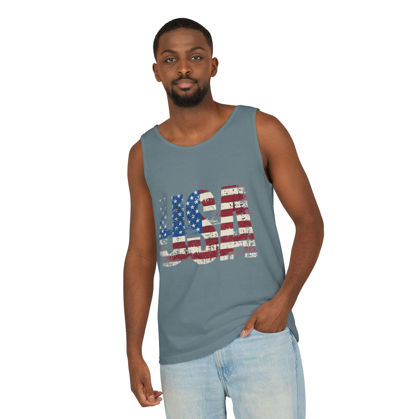 Patriotic USA Unisex Tank Top