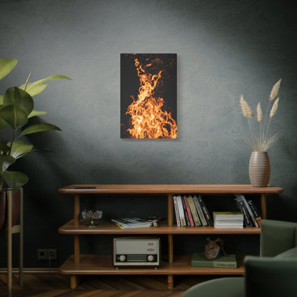 Flame Matte Canvas Print