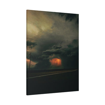 Dramatic Sunset Storm Wall Art