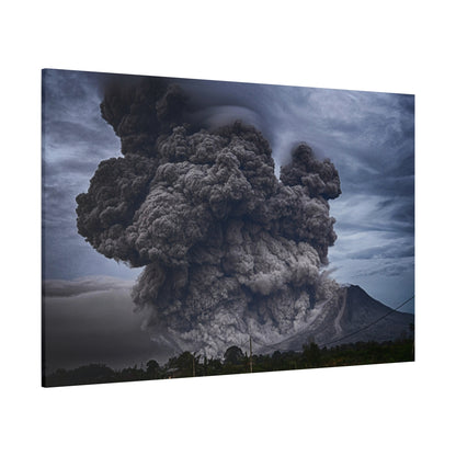 Volcanic Eruption Matte Canvas