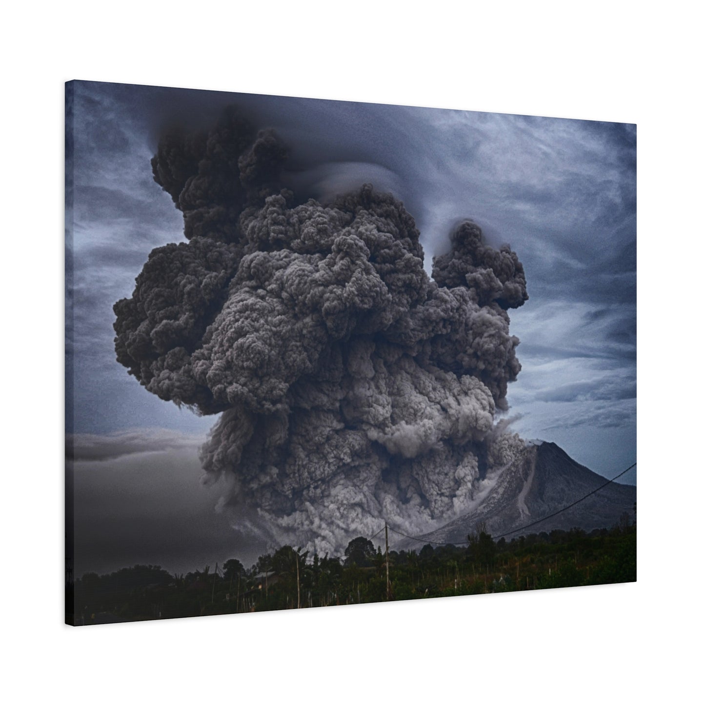 Volcanic Eruption Matte Canvas