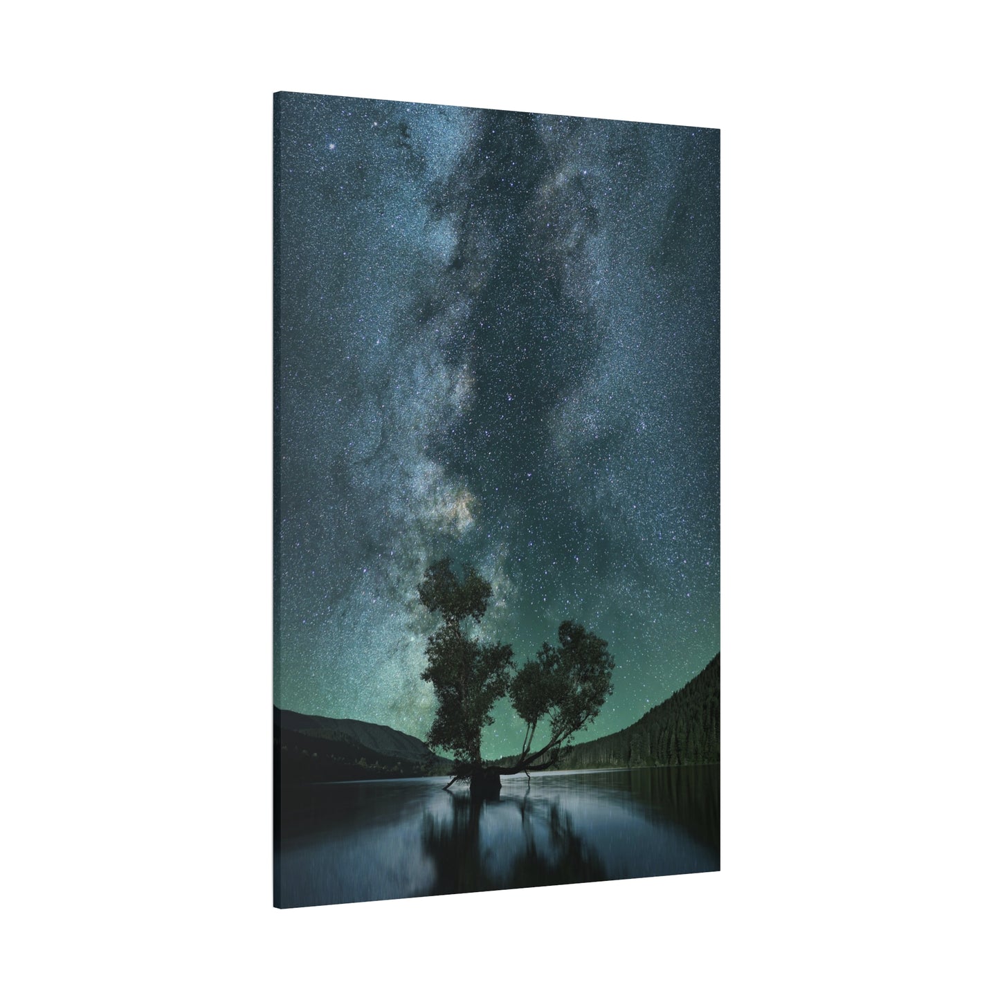 Milky Way Night Sky Canvas Wall Art