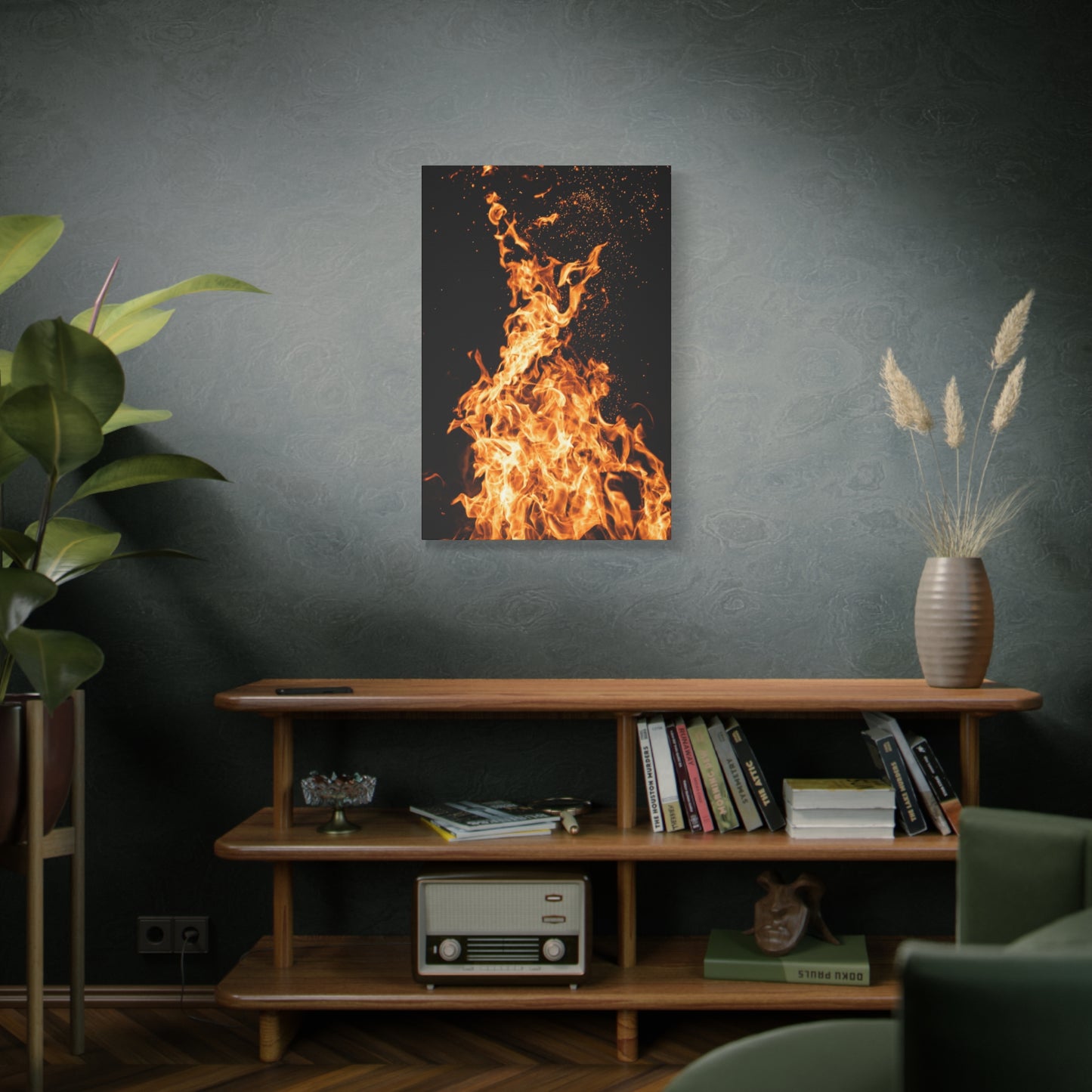 Flame Matte Canvas Print