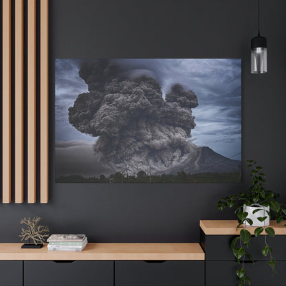Volcanic Eruption Matte Canvas