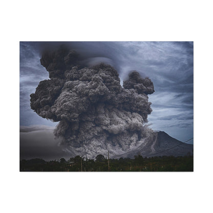 Volcanic Eruption Matte Canvas