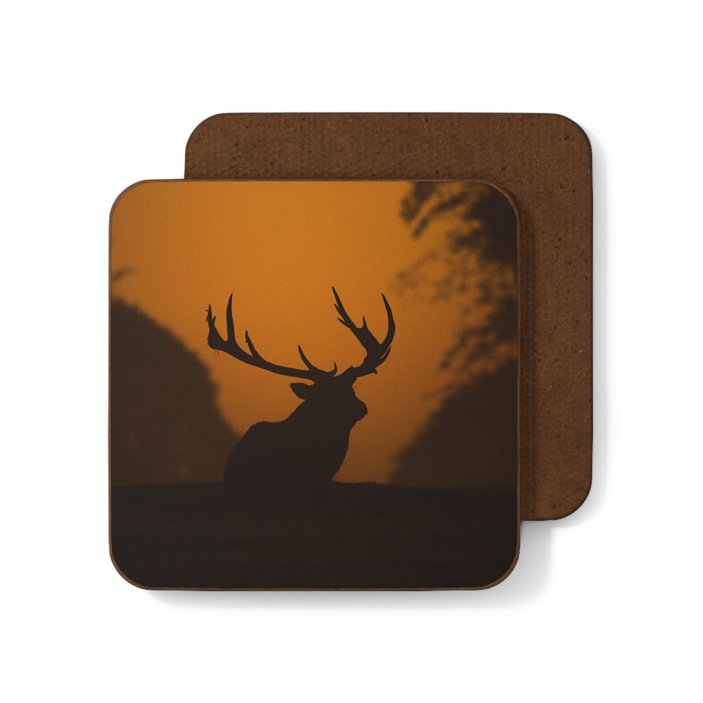 Rustic Elk Coaster