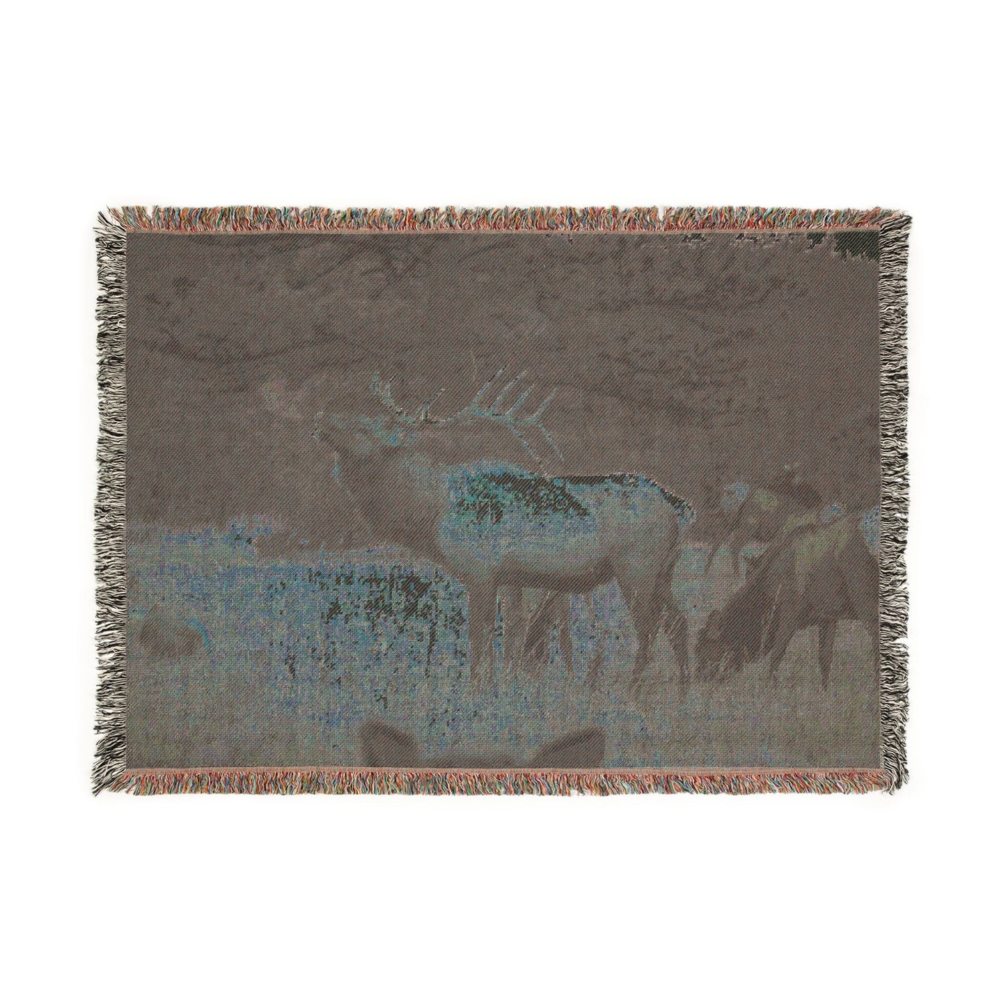 Elk Meadow Woven Throw Blanket