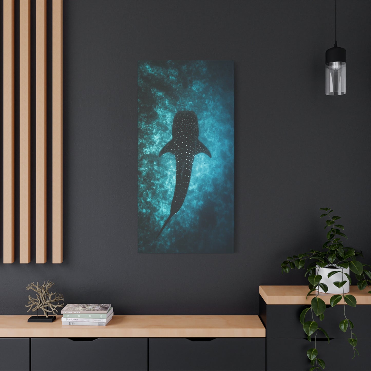 Whale Shark Canvas Wall Art