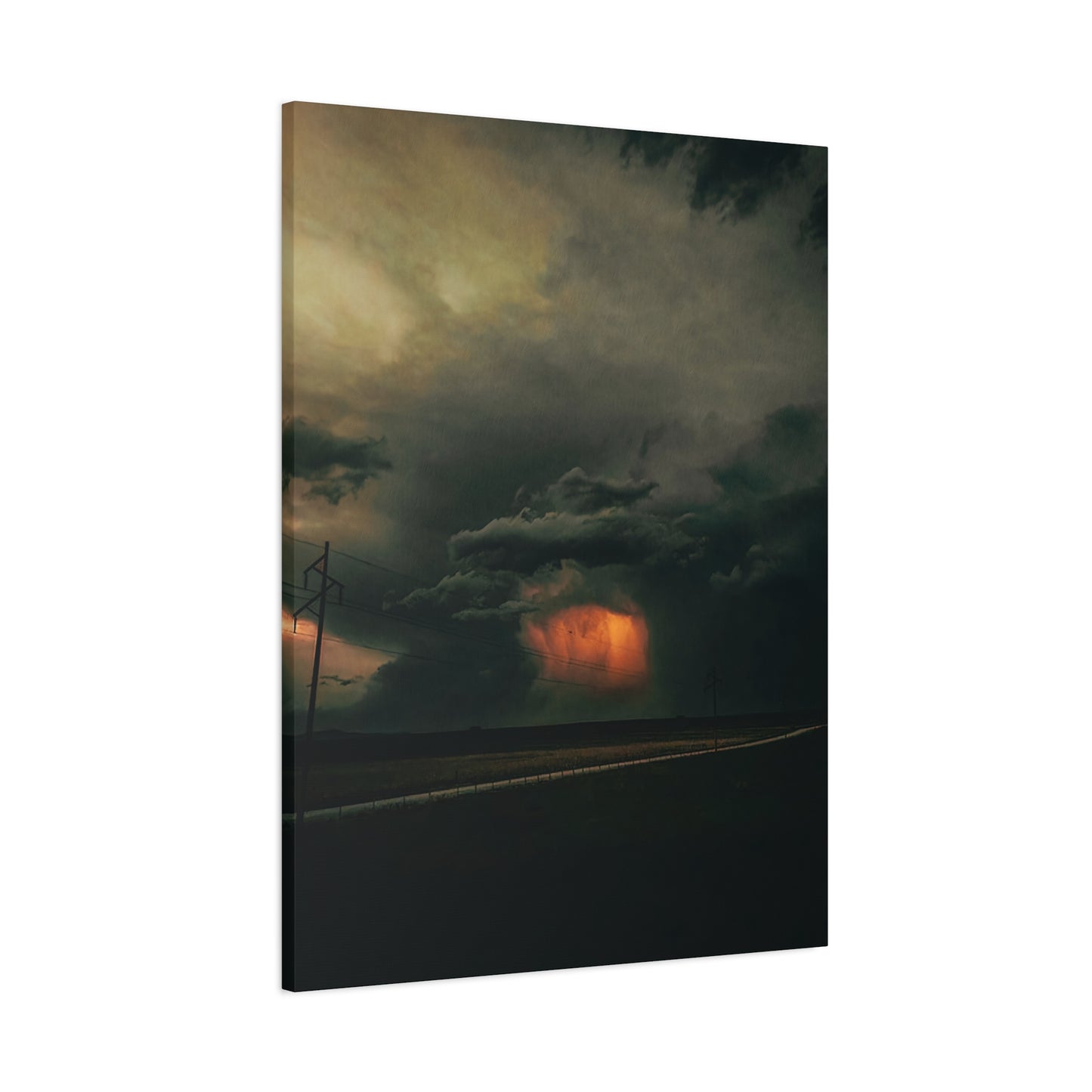 Dramatic Sunset Storm Wall Art