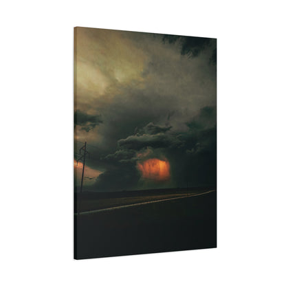 Dramatic Sunset Storm Wall Art