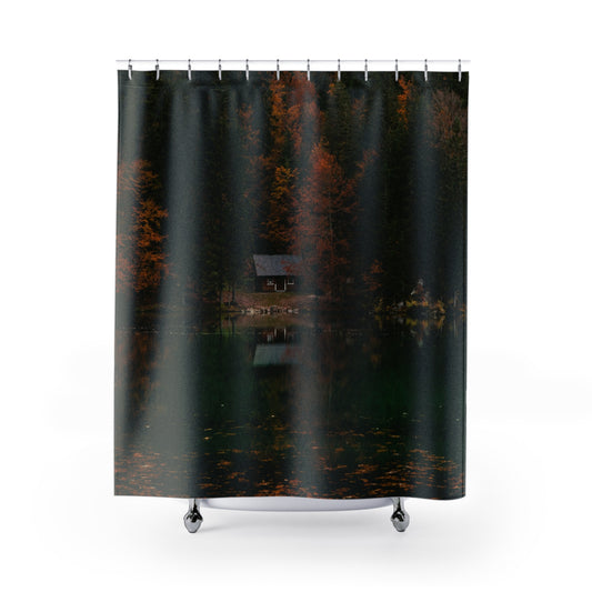 Cabin Reflections Shower Curtain