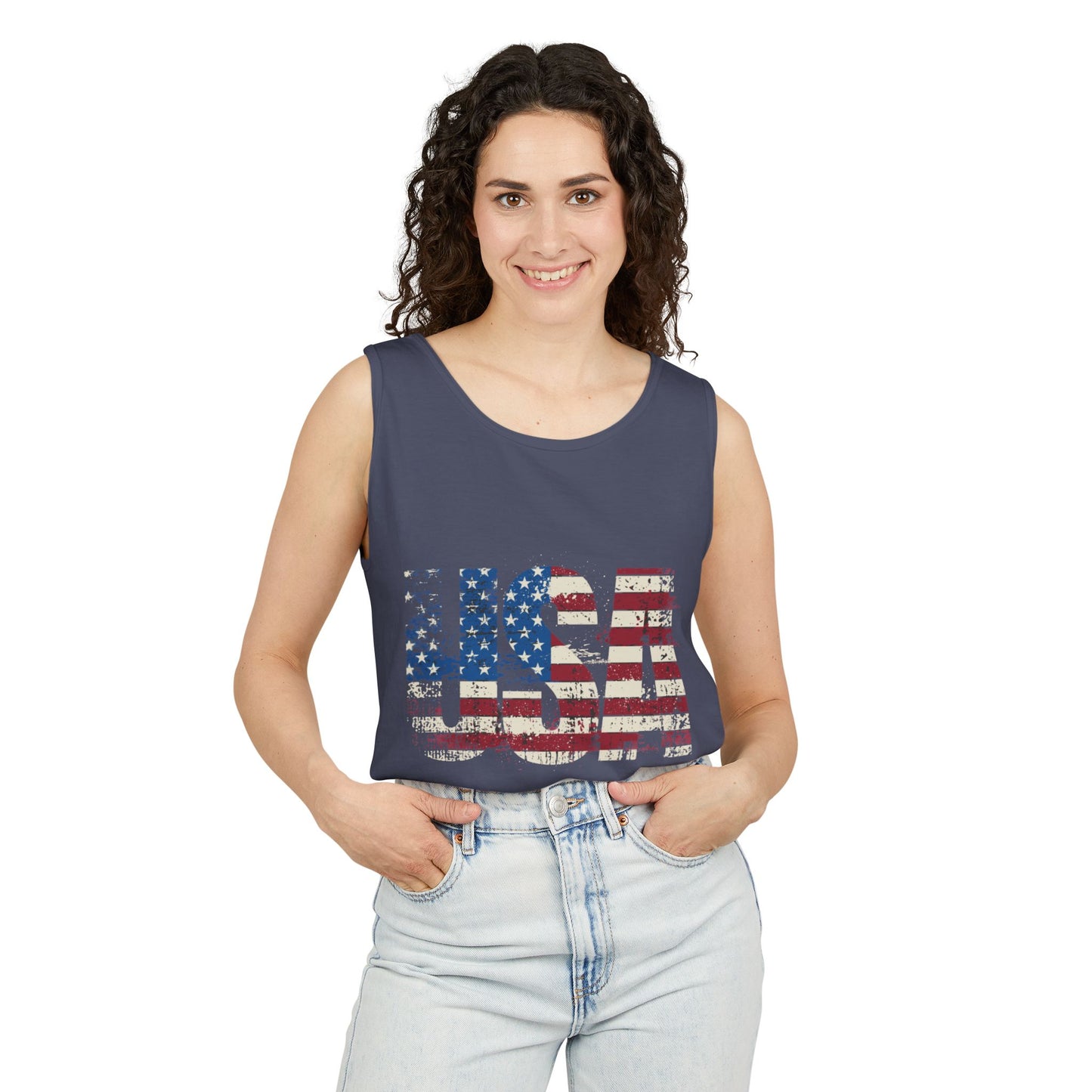 Patriotic USA Unisex Tank Top