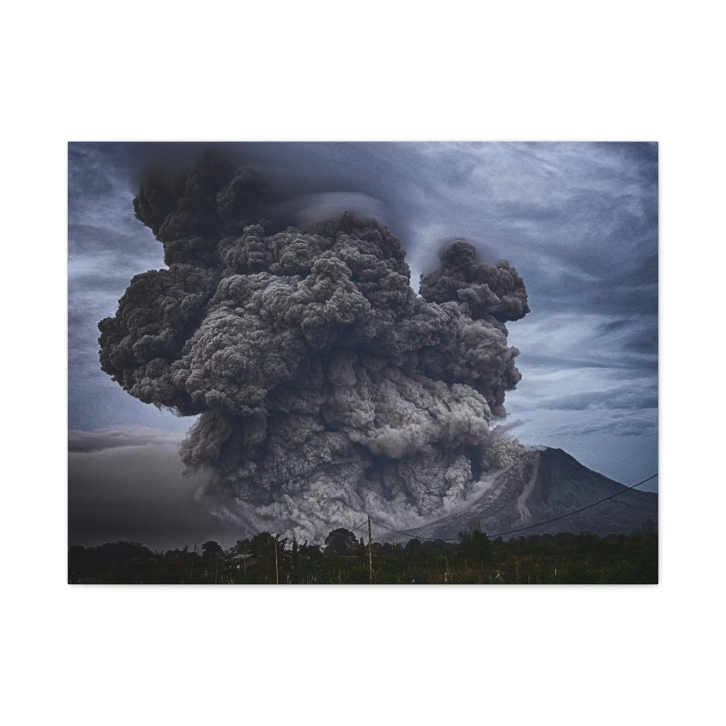 Volcanic Eruption Matte Canvas