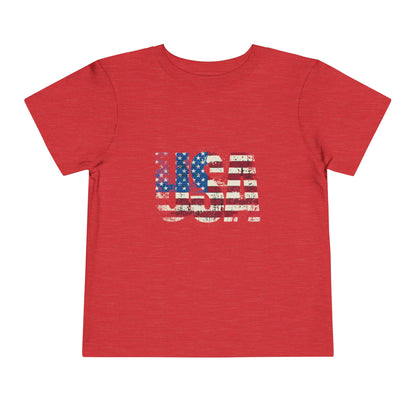 USA Flag Toddler Tee