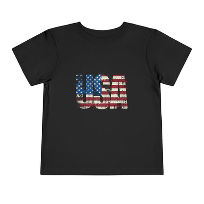 USA Flag Toddler Tee