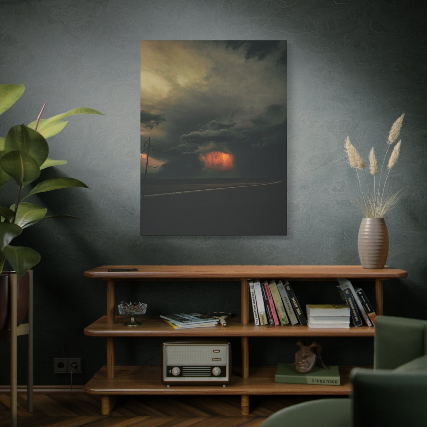 Dramatic Sunset Storm Wall Art