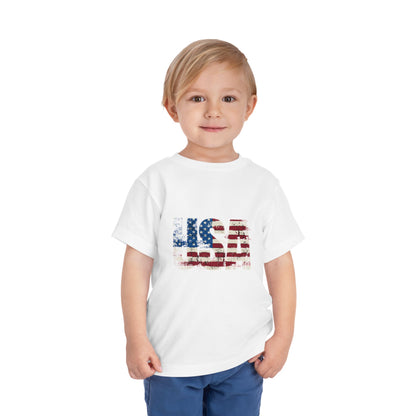 USA Flag Toddler Tee