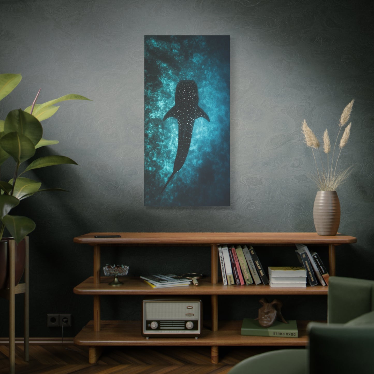 Whale Shark Canvas Wall Art