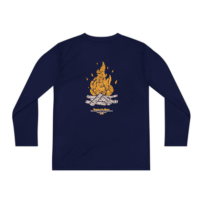 Youth Long Sleeve Campfire Tee.