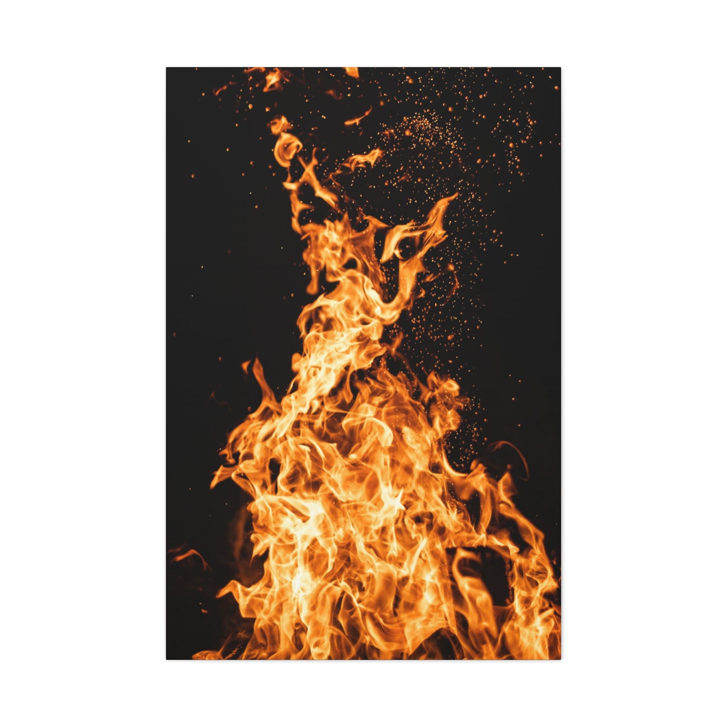 Flame Matte Canvas Print